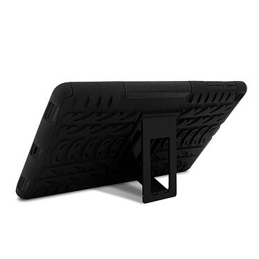 Avizar Coque Galaxy Tab A 10.1 2019 Silicone et Polycarbonate Support intégré Noir pas cher