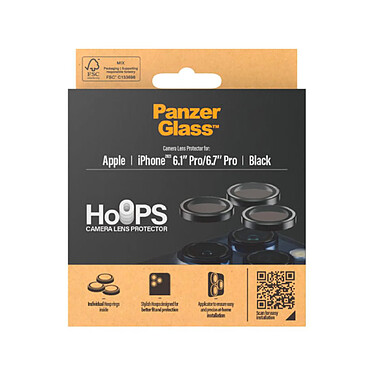 Avis PanzerGlass PanzerGlass™ Hoop Optic Rings pour iPhone 15 Pro/Pro Max