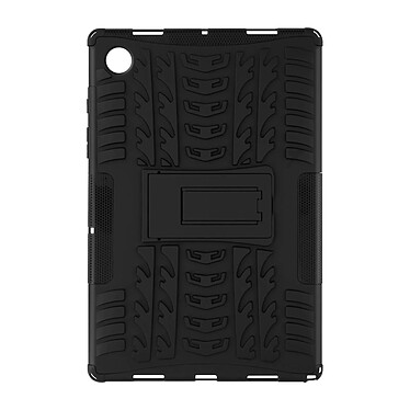 Avizar Coque Samsung Galaxy Tab A8 10.5 Bi-matière Antichoc avec Béquille Support  Noir