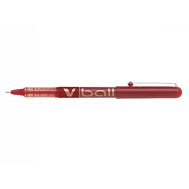 PILOT Stylo Roller Encre Liquide V-BALL 10 Pointe Large Rouge x 12