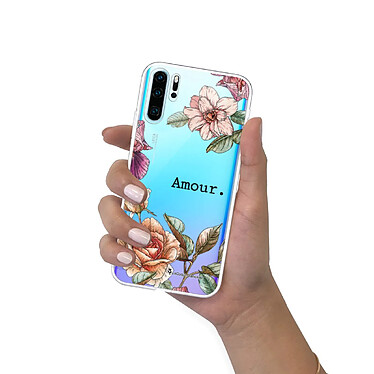 LaCoqueFrançaise Coque Huawei P30 Pro/ P30 Pro New Edition silicone transparente Motif Amour en fleurs ultra resistant pas cher