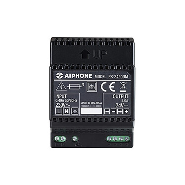 AIPHONE - Alimentation modulaire 230 Vac/24Vcc 2A