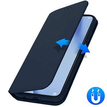 Avizar Housse Huawei P40 Lite Étui Folio Portefeuille Fonction Support bleu pas cher