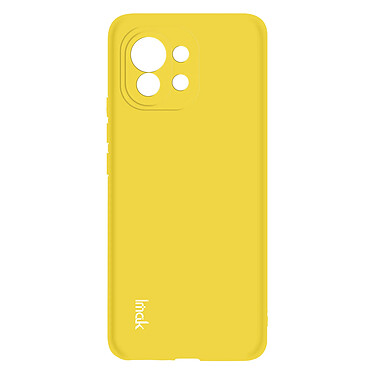 iMak Coque pour Xiaomi Mi 11 Silicone Gel Flexible Fine Légère  jaune