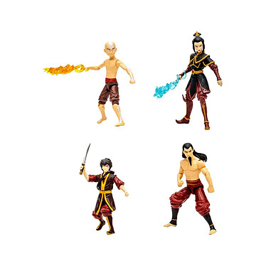 Avatar, le dernier maître de l'air - Pack 4 figurines Final Battle 13 cm