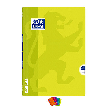 Oxford Cahier OPENFLEX piqûre A4 96 pages 90g petits carreaux Coloris aléatoire