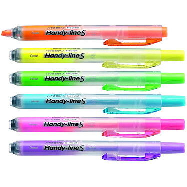 Acheter PENTEL Surligneur Handy-Line S Rétractable/Rechargeable Vert clair x 12