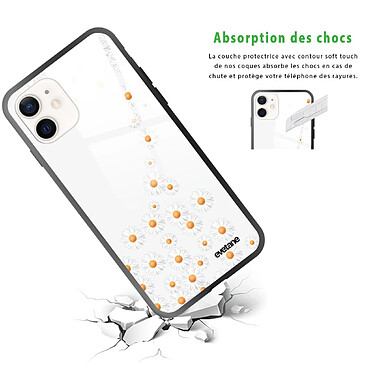 Avis Evetane Coque iPhone 12 Mini Coque Soft Touch Glossy Marguerite Design