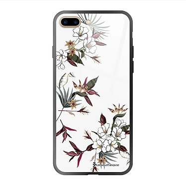 LaCoqueFrançaise Coque iPhone 7 Plus/ 8 Plus Coque Soft Touch Glossy Fleurs Sauvages Design