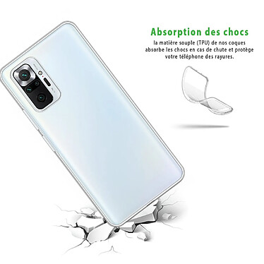 Avis Evetane Coque Xiaomi Redmi Note 10 Pro 360° intégrale protection avant arrière silicone transparente Motif