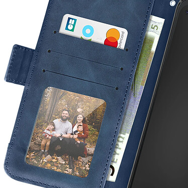 Avis Avizar Étui Folio pour Samsung Galaxy Xcover Pro Porte-cartes amovible Double languette magnétique  Bleu