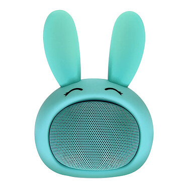 Moxie Enceinte Bluetooth 3W Autonomie 3h Design Lapin Lumineux  Bleu