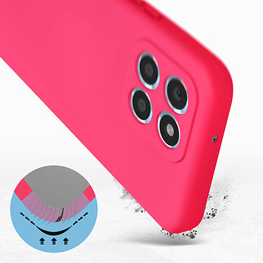 Avis Avizar Coque pour Honor 70 Lite, Honor X6 et X8 5G Silicone Semi-rigide Finition Soft-touch  Fuchsia