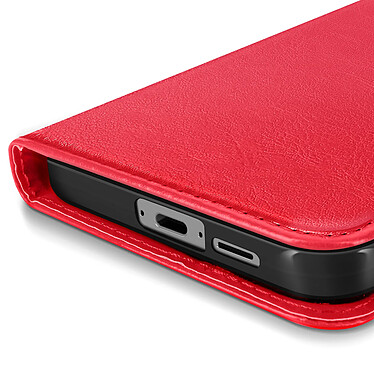 Mayaxess Étui pour Samsung Galaxy S24 FE Portefeuille avec Dragonne Rouge pas cher