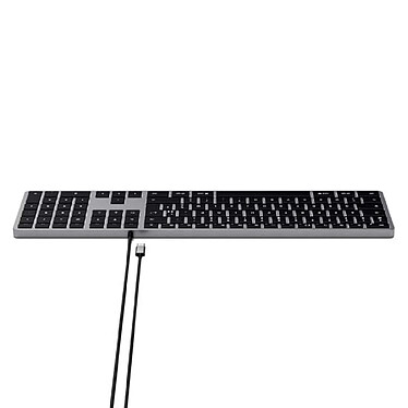 Avis Satechi Clavier Slim W3 filaire USB-C AZERTY - Space Grey