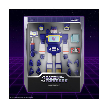 Transformers - Figurine Ultimates Soundwave G1 18 cm pas cher