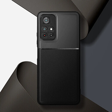 Acheter Forcell Coque Xiaomi Poco M4 Pro 5G et Redmi Note 11S 5G Conception Bi-matière  Noble Noir