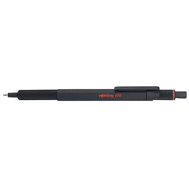 ROTRING Stylo à bille rétractable 600 Pointe Moyenne Noir