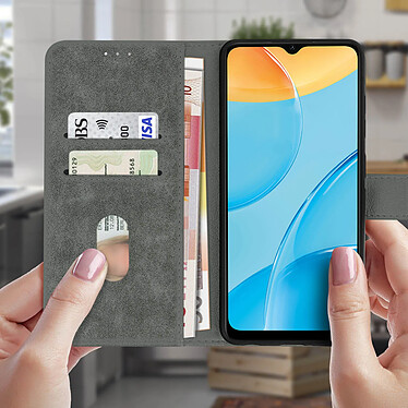 Avis Avizar Étui pour Oppo A15 Clapet Portefeuille Support Vidéo  Gris