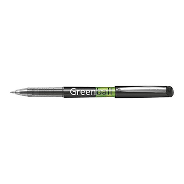 PILOT Stylo roller Encre liquide GREENBALL 7 Pointe Moyenne Noir x 10