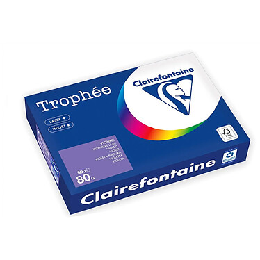 CLAIREFONTAINE Ramette Papier FSC A4 80g 500 Feuilles Violine