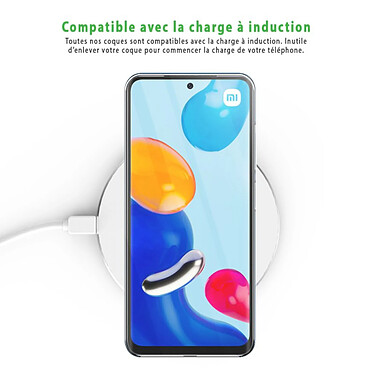 Evetane Coque Xiaomi Redmi Note 11 360° intégrale Protection avant et arrière silicone transparente Motif pas cher