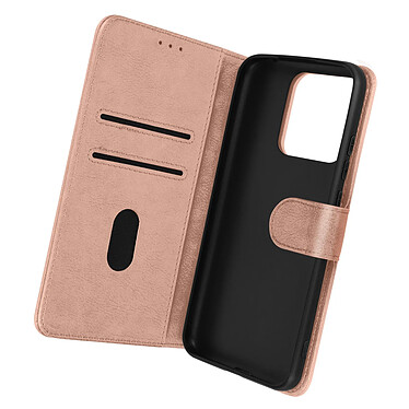 Avizar Housse Xiaomi Redmi 10A Clapet Portefeuille Fonction Support Vidéo rose Chesterfield