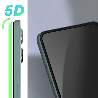 Acheter Avizar Verre Trempé pour Oppo Reno 8 Lite 5G Dureté 9H Bords Biseautés 5D Adhésion Totale  Noir