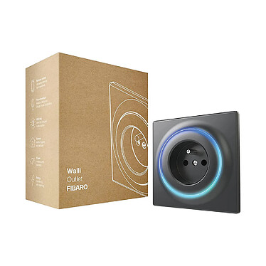 Fibaro - Pack 10 Prise murale intelligente Z-Wave+ Walli Outlet - FGWOE-011-8P10