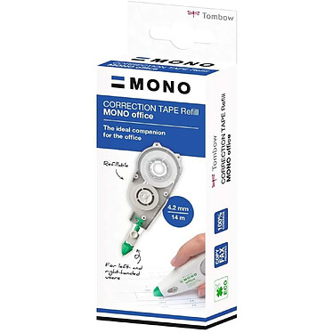 Avis TOMBOW Recharge pour Roller Correcteur MONO office 4,2 mm x 14 m x 10