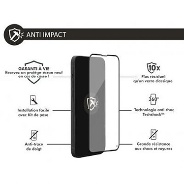 Avis Force Glass Protection d'écran en verre pour iPhone 14 Pro 3D Anti-impact Transparent