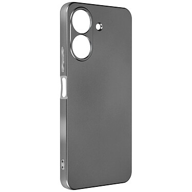 Avizar Coque pour Xiaomi Redmi 13C flexible effet métallisé intérieur doux Gris