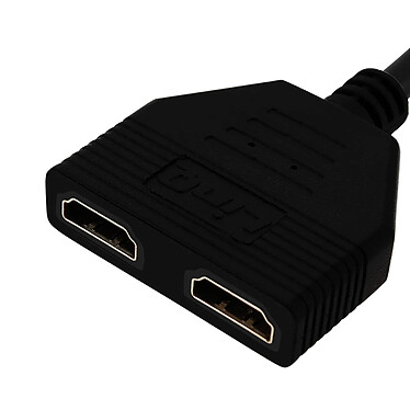 Avis LinQ Adaptateur multiports HDMI Mâle vers 2x ports HDMI Femelle  Full HD Noir