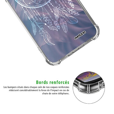 Acheter Evetane Coque iPhone 7/8/ iPhone SE 2020 anti-choc souple angles renforcés transparente Motif Lune Attrape Rêve