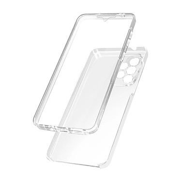 Avizar Coque pour Samsung Galaxy A33 5G Intégrale Arrière Rigide Transparent et Avant Souple  transparent