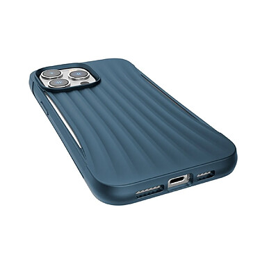 Avis Raptic Coque pour iPhone 14 Pro Max Clutch Shockproof 3M avec motif rayures Bleu