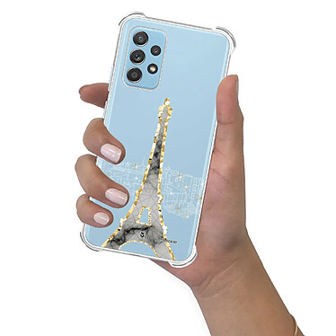 LaCoqueFrançaise Coque Samsung Galaxy A52 Silicone antichocs Solides coins renforcés  transparente Motif Illumination de paris pas cher