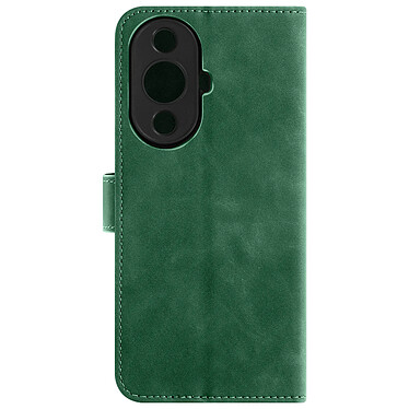 Avizar Étui pour Huawei Nova 11 Pro Clapet Portefeuille Fonction Support  Vert Foncé