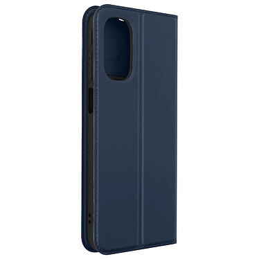 Dux Ducis Housse pour Motorola Moto G62 5G, G41 et G31 Clapet Porte-carte Fonction Support  Bleu Nuit