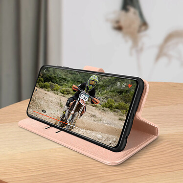 Acheter Avizar Étui pour Xiaomi Poco X3 Clapet Portefeuille Support Vidéo  Rose Gold