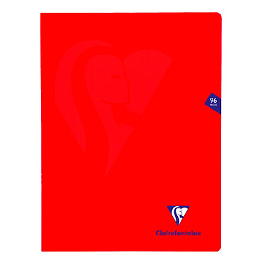 CLAIREFONTAINE Pack 10 Cahiers MIMESYS Piqué Polypro 24 x 32 cm 96 pages 90g Q.5x5 Assortis