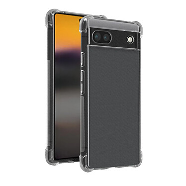 Evetane Coque Google Pixel 6A Anti-Chocs avec Bords Renforcés en silicone transparente Motif pas cher