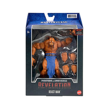 Les Maîtres de l'Univers : Revelation Masterverse 2021 - Figurine Beast Man 18 cm