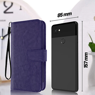 Avis Avizar Etui pour Smartphone 5,5 à 6,0 pouces Clapet Portefeuille Multi Rangements Caméra Slide  violet