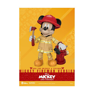 Avis Mickey & Friends - Figurine Dynamic Action Heroes 1/9 Mickey Fireman Ver. 24 cm