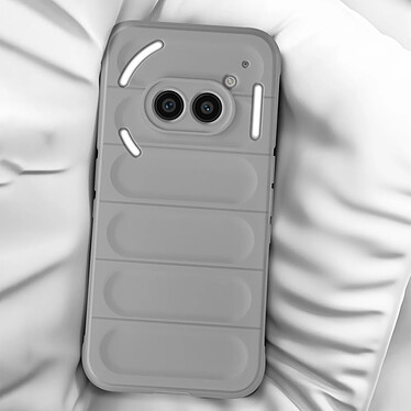 Avis Avizar Coque pour Nothing Phone 2a et 2a Plus Antichoc Silicone texturé 3D Gris