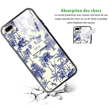 Avis LaCoqueFrançaise Coque iPhone 7 Plus/ 8 Plus Coque Soft Touch Glossy Botanic Rêve Design