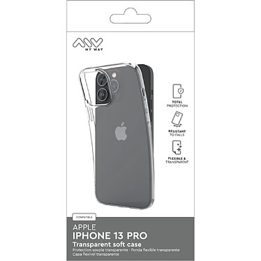 Acheter Myway Coque pour iPhone 13 Pro Souple Transparent