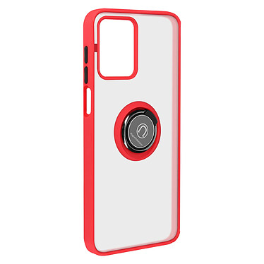 Avizar Coque pour Motorola Moto G53 / G23 et G13 Bague Support Vidéo Rouge