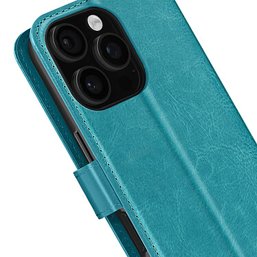 Acheter Mayaxess Étui pour iPhone 16 Pro Max Portefeuille avec Dragonne Turquoise